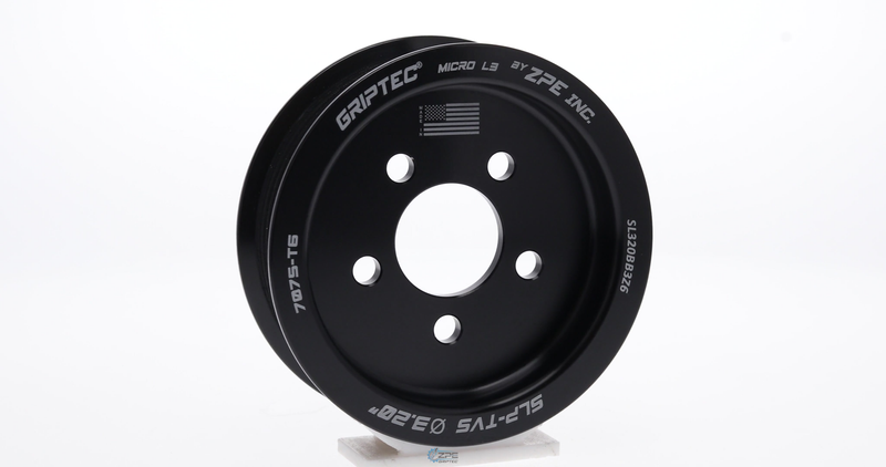 Representative photo - SLP Pulley L83 TVS 1900 3.00" Black L3 6 Rib