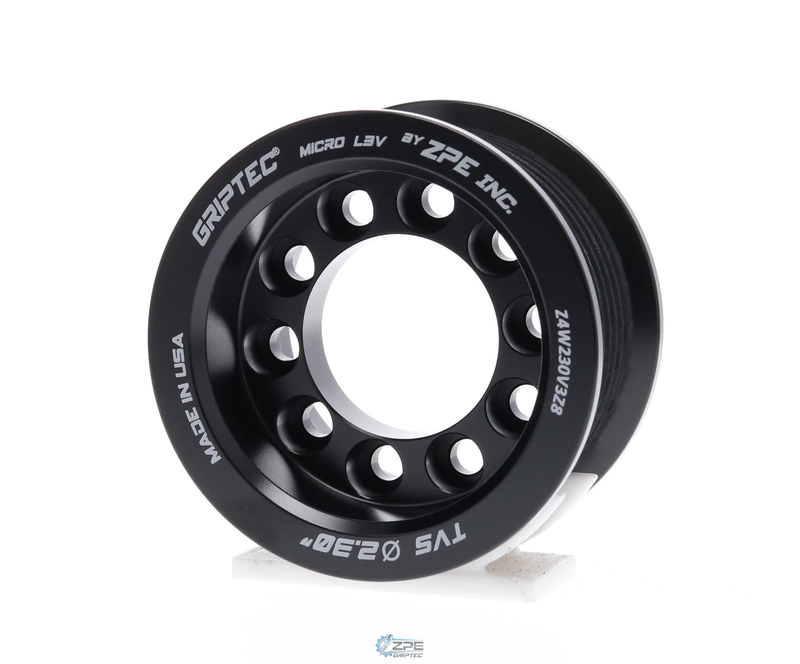 Representative photo - LT4 Z06 MKII Pulley Ø 3.00" Black W/GripTec® V3 (Pulley Only) Wetsump