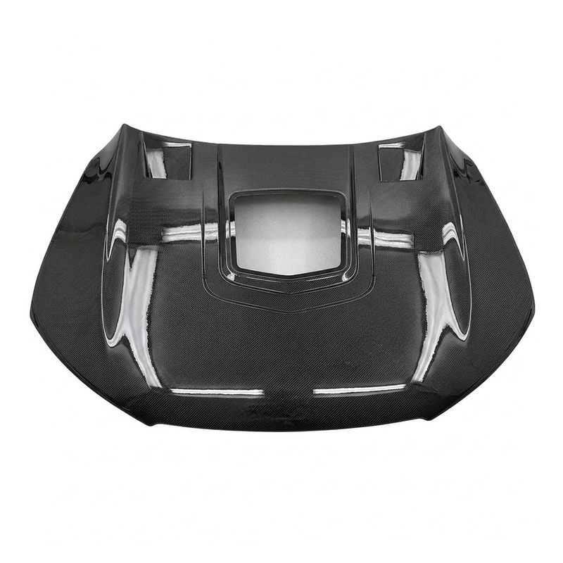 2012-2018 Audi A7/S7/RS7 Glass Engine Cover Carbon Fiber Hood | C7/C7.5