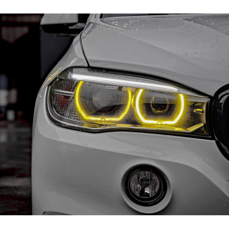 2014-2018 BMW X5/X6/X5M/X6M CSL Style Headlights Yellow DRL Modules | F15/F16/F85/F86