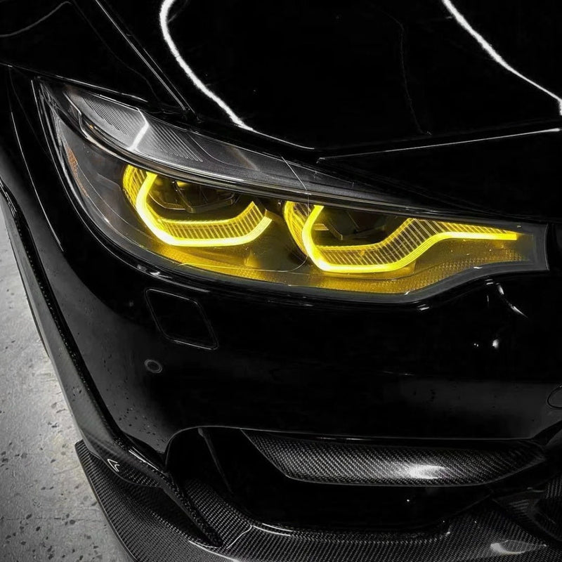 2014-2021 BMW M3/M4/4-Series CSL Style Headlights Yellow DRL Modules | F80/F82/F83/F32/F33/F36