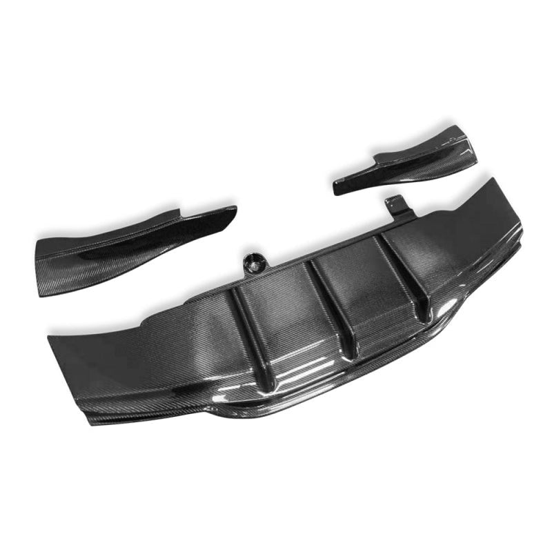2015-2023 Mercedes-Benz C-Class/C63 AMG PSM Style 3 Piece Carbon Fiber Rear Diffuser | W205