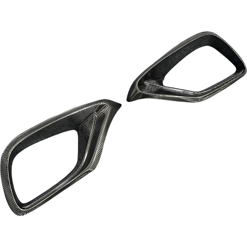 2017-2020 Mercedes-Benz E63 AMG Carbon Fiber Front Fender Vent Trim | W213