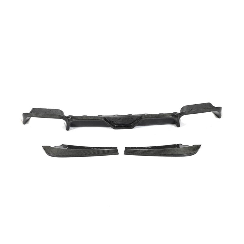2019-2021 BMW X3M Carbon Fiber 3 Piece Rear Diffuser | F97