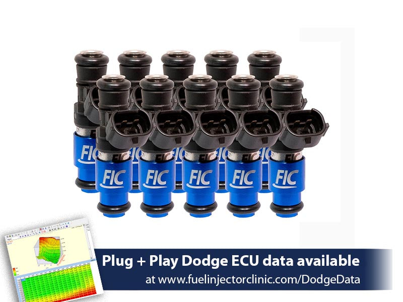 2150cc FIC Fuel Injector Clinic Injector Set for Dodge Viper ZB2 ('08-'10) VX1 ('13-'17) (is158-2150h)
