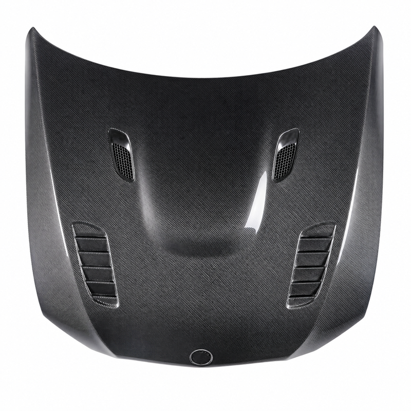 2011-2013 BMW 3-Series V Style Carbon Fiber Hood | E92/E93 LCI
