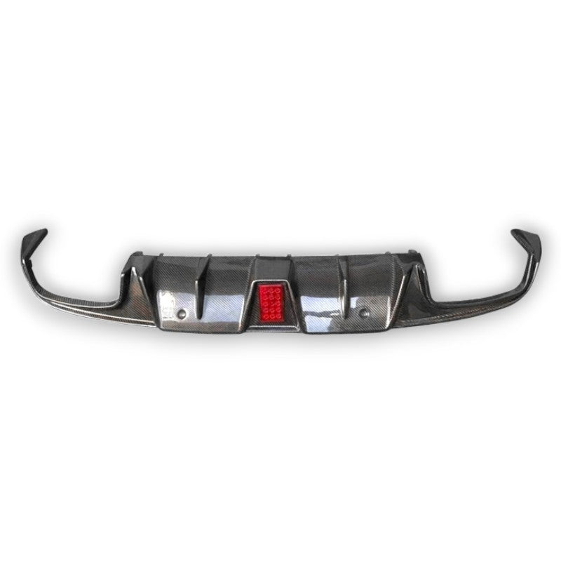 2015-2023 Mercedes-Benz C-Class/C63 AMG Carbon Fiber Rear Diffuser with Brake Light | W205 Coupe