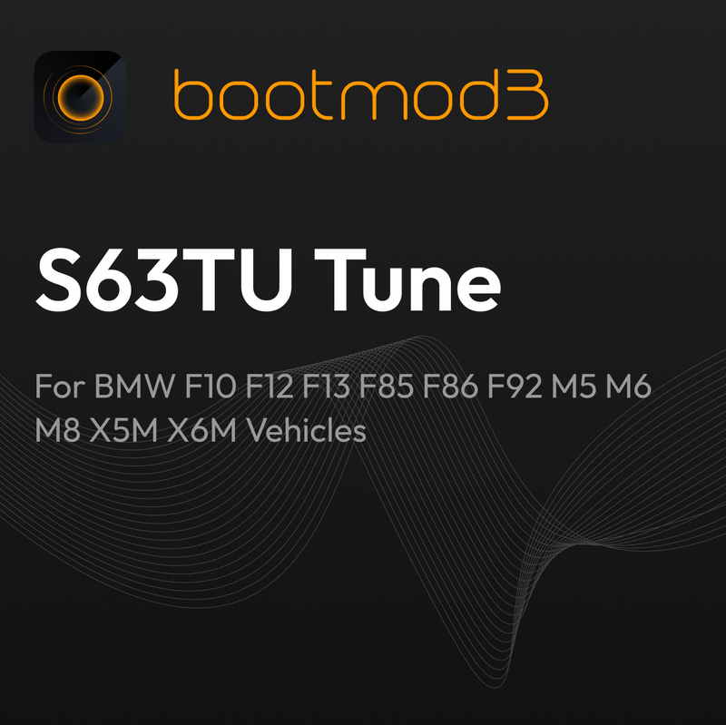 bootmod3 S63TU Tune - For BMW F10 F12 F13 F85 F86 F92 M5 M6 M8 X5M X6M Vehicles