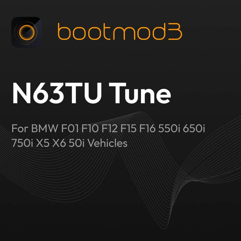 bootmod3 N63TU Tune - For BMW F01 F10 F12 F15 F16 550i 650i 750i X5 X6 50i Vehicles