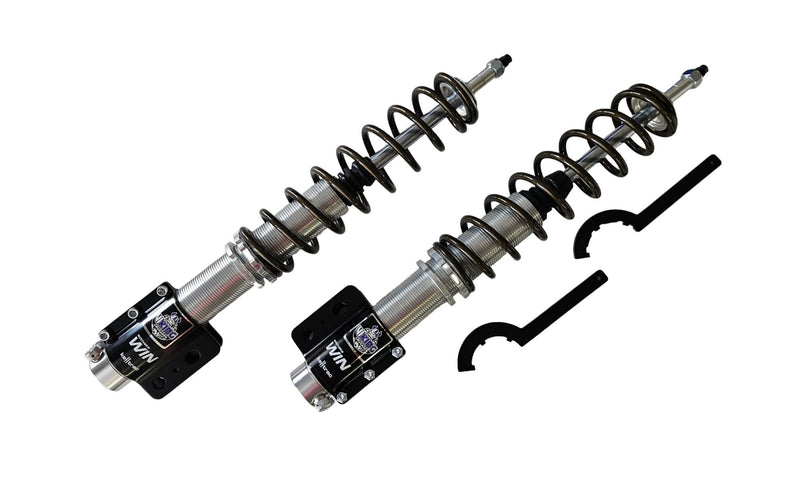 79-04 Mustang Viking Crusader Coilover Kit, KellTrac Spec, LONG TRAVEL
