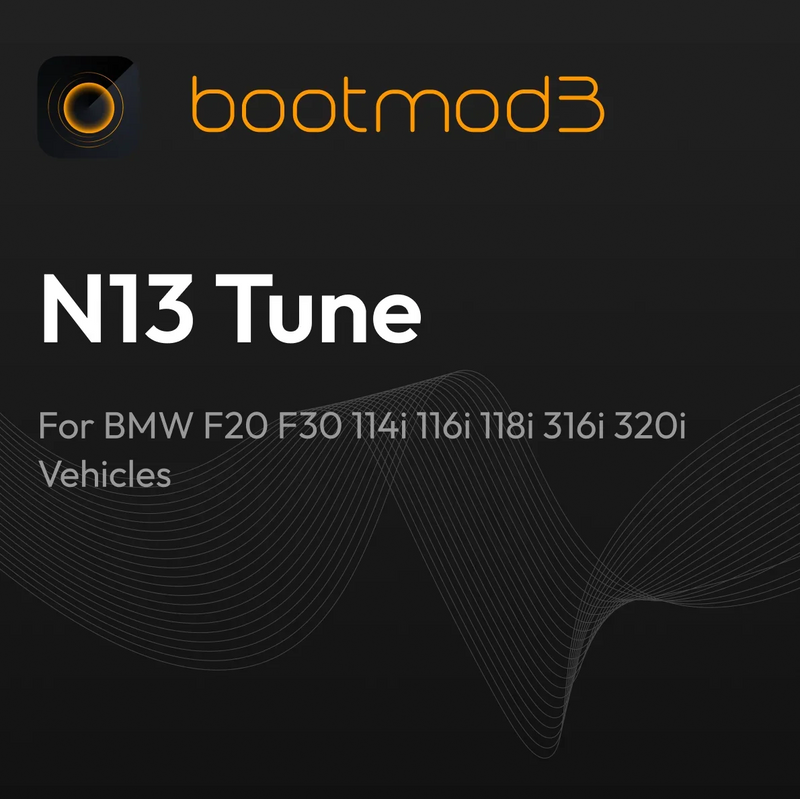 bootmod3 N13 Tune - For BMW F20 F30 114i 116i 118i 316i 320i Vehicles