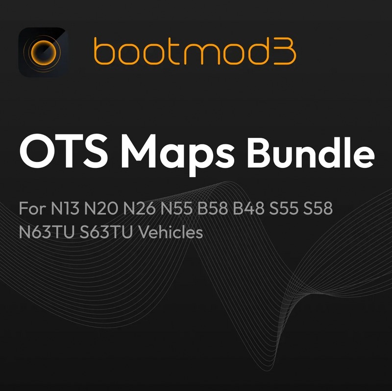 bootmod3 OTS Maps Bundle - For N13 N20 N26 N55 B58 B48 S55 S58 N63TU S63TU Vehicles