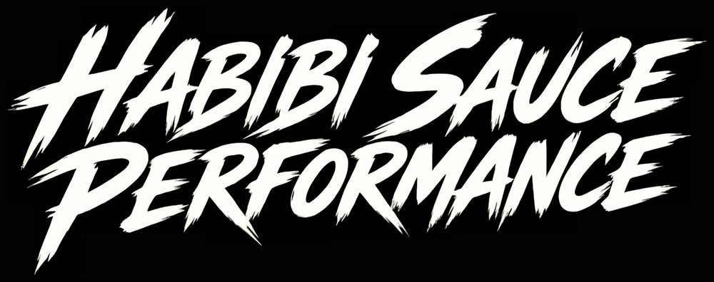 Habibi Sauce Performance lettering