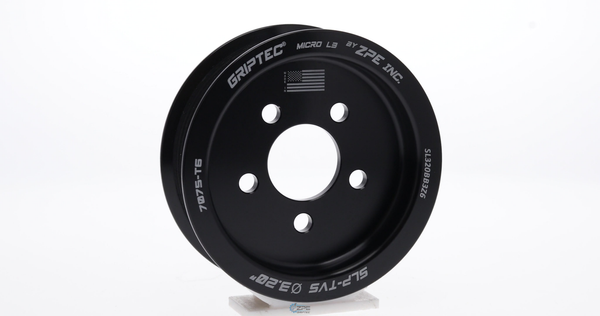 SLP Pulley TVS 3.20" Black L3 6 Rib
