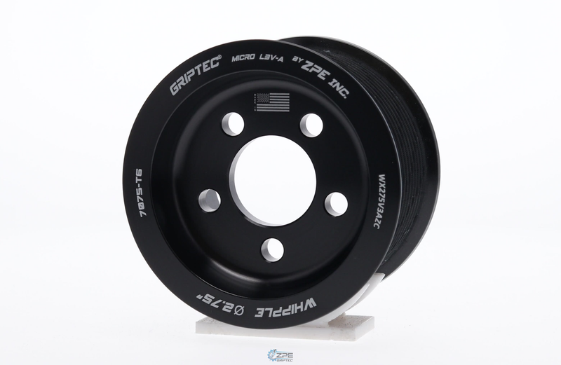 ZPE GripTec® Whipple 3.8L - 5 Bolt 12 Rib Supercharger Pulley