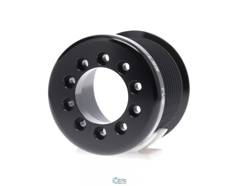 Representative photo - 2.40" 11 Rib ZPE GripTec® 2pc Edelbrock TVS L3V-A Black Pulley Only