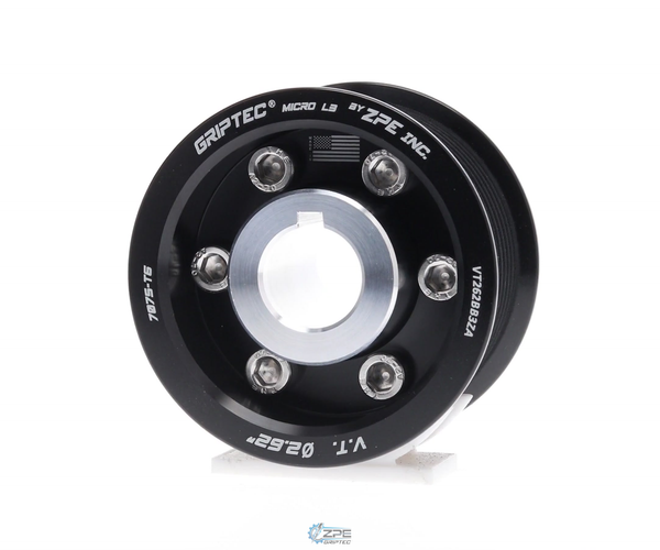 ZPE GripTec® Cadillac Factory SC Escalade V-Series 2023 10 Rib Supercharger Pulley