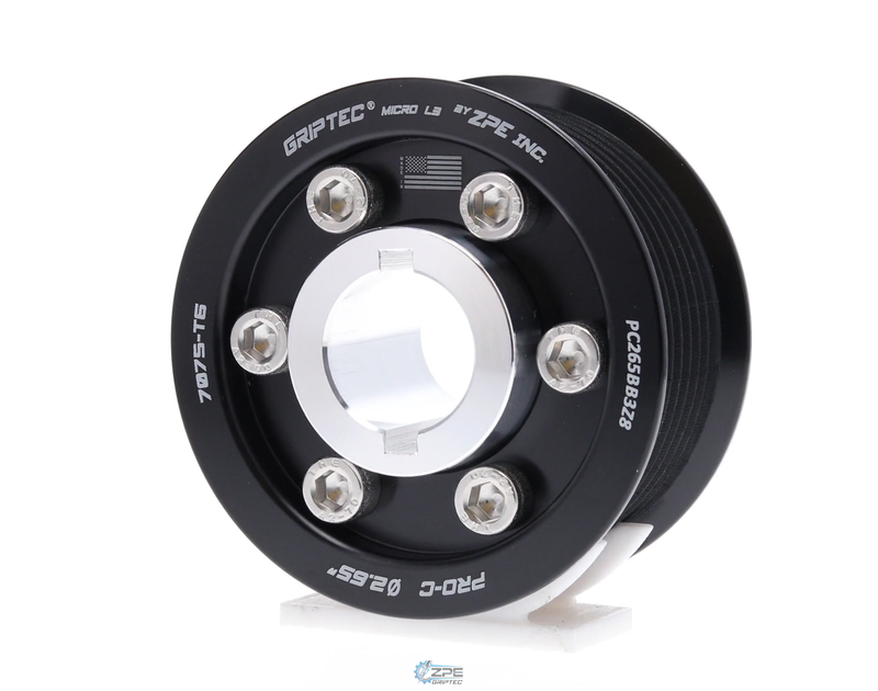 ZPE GripTec® Pro Charger Standard 8 Rib Supercharger Pulley
