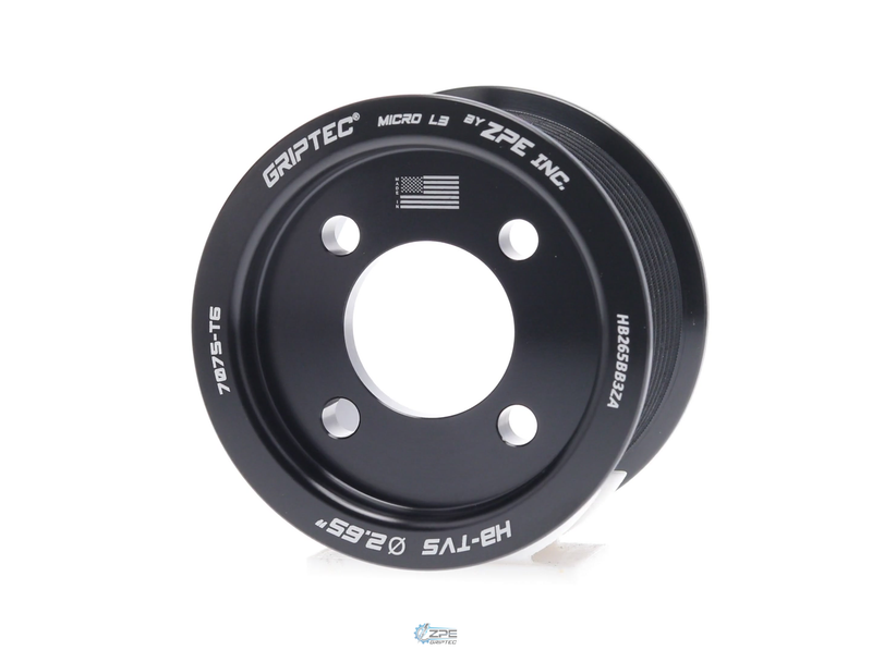 ZPE GripTec® Magnuson Heartbeat Style 10 Rib Supercharger Pulley
