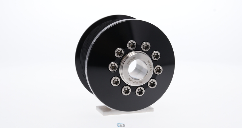 Representative photo - 3.00" 8 Rib ZPE GripTec® 2pc MKII LT4 L2V Black Pulley & Hub Kit