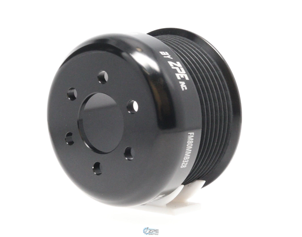 Representative photo - 3.00" 8 Rib ZPE GripTec® 2pc 4.6 l FMS Ford-Roush TVS L3 Black Pulley Only