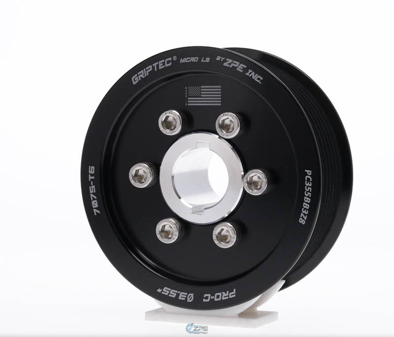 ZPE GripTec® ESS Standard Mustang Pulley 8 Rib Supercharger Pulley