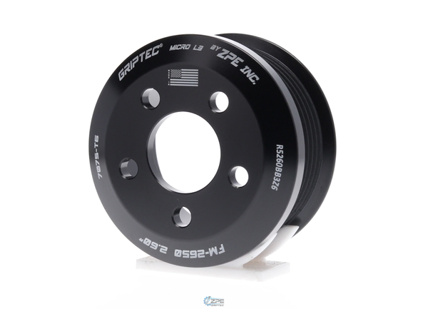 ZPE GripTec® Ford Mustang 2018-2022 Roush 5.0L 2650 TVS 6 Rib Supercharger Pulley