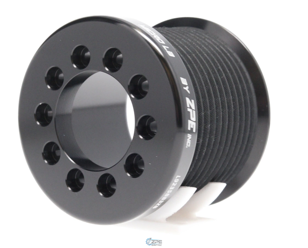 ZPE GripTec® Pulleys for LPE Hub 2009-2013 C6 ZR1-LS9 11 Rib Supercharger Pulley