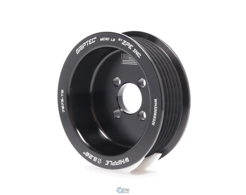 ZPE GripTec® Whipple 3.0L - 4 Bolt 6 Rib Supercharger Pulley