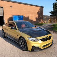 2015-2021 BMW M3/M4 Glass Engine Cover Carbon Fiber Hood | F80/F82/F83 3