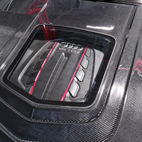 2012-2018 Audi A7/S7/RS7 Glass Engine Cover Carbon Fiber Hood | C7/C7.5 4