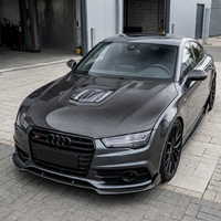 2012-2018 Audi A7/S7/RS7 Glass Engine Cover Carbon Fiber Hood | C7/C7.5 2