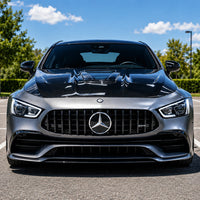 2019-2026 Mercedes GT43/GT53/GT63 AMG Glass Engine Cover Carbon Fiber Hood | X290 3