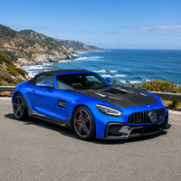 2016-2021 Mercedes AMG GT/GTS/GTC/GTR Glass Engine Cover Carbon Fiber Hood | C190/R190 4