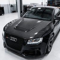 2008-2012 Audi A5/S5/RS5 V Style Carbon Fiber Hood | B8 3
