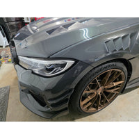 2019-2022 BMW 3-Series Carbon Fiber Front Bumper Canards | G20 2