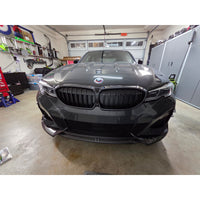 2019-2022 BMW 3-Series Carbon Fiber Front Bumper Canards | G20 3