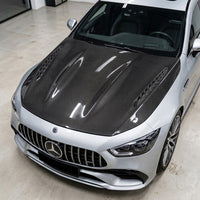 2019-2026 Mercedes GT43/GT53/GT63 AMG TC Style Carbon Fiber Hood | X290 3