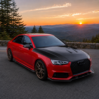 2017-2025 Audi A4/S4/RS4 V2 Style Carbon Fiber Hood | B9/B9.5 2