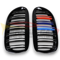 2005-2010 BMW 6-Series/M6 Dual Slat Kidney Grilles | E63/E64 4
