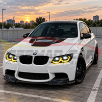2005-2012 BMW 3-Series/M3 Yellow-White DRL Ikon Style LED Headlights | E90/E91 3