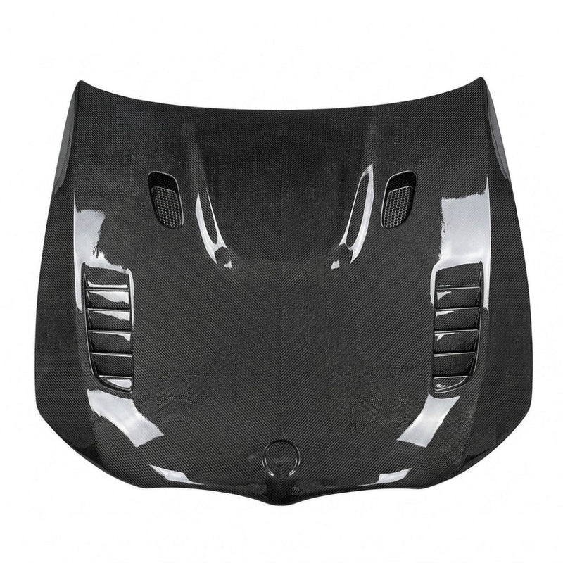 2007-2010 BMW 3-Series V Style Carbon Fiber Hood | E92/E93 Pre-LCI