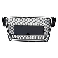 2009-2012 Audi RS4 Style Honeycomb Grille with Lower Mesh | B8 A4/S4 2