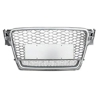 2009-2012 Audi RS4 Style Honeycomb Grille with Lower Mesh | B8 A4/S4 3