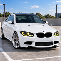 2011-2013 BMW 3-Series/M3 Yellow-White DRL Ikon Style LED Headlights | E92/E93 LCI 2