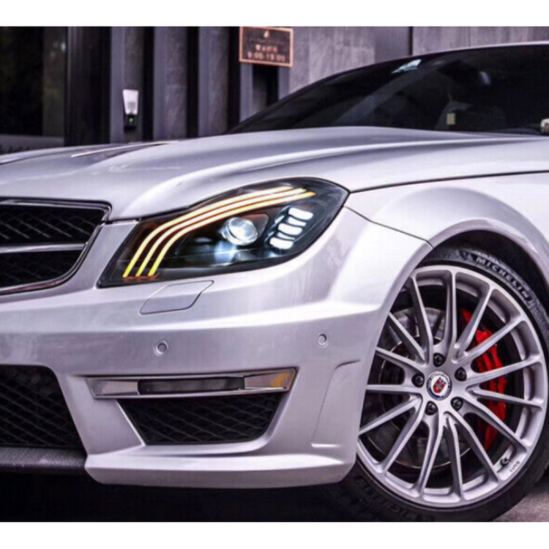 2012-2014 Mercedes-Benz C-Class LCI Style LED Headlights | W204 LCI