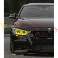 2012-2018 BMW 3-Series CSL Style Headlights Yellow DRL Modules | F30 2