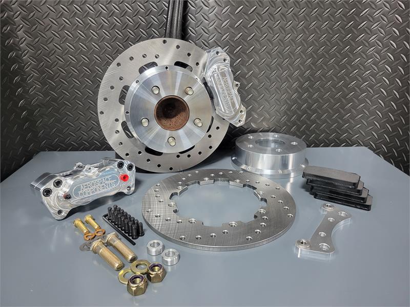 4 Piston Front Drag Race Kit 2012-21 Challenger, Charger, 300