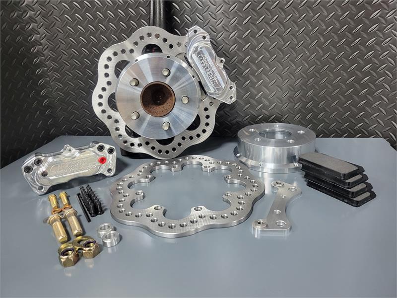 4 Piston Pro Lite Front Drag Race Kit 2005-11 Challenger, Charger, Chrysler 300