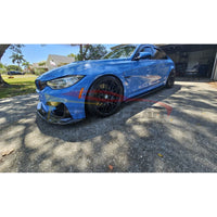 2014-2021 BMW M3/M4 Carbon Fiber Performance Side Skirt Extensions | F80/F82/F83 3